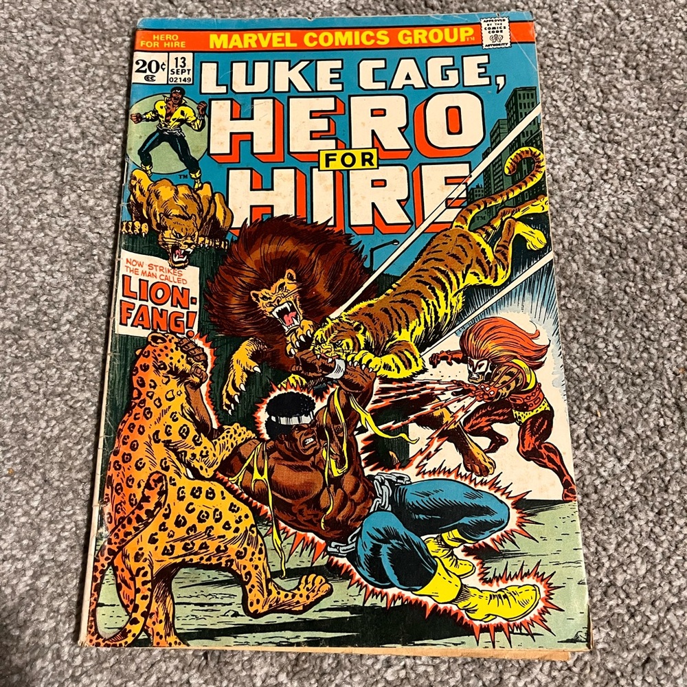 Marvel Luke Cage Comic with Vibrant Colors